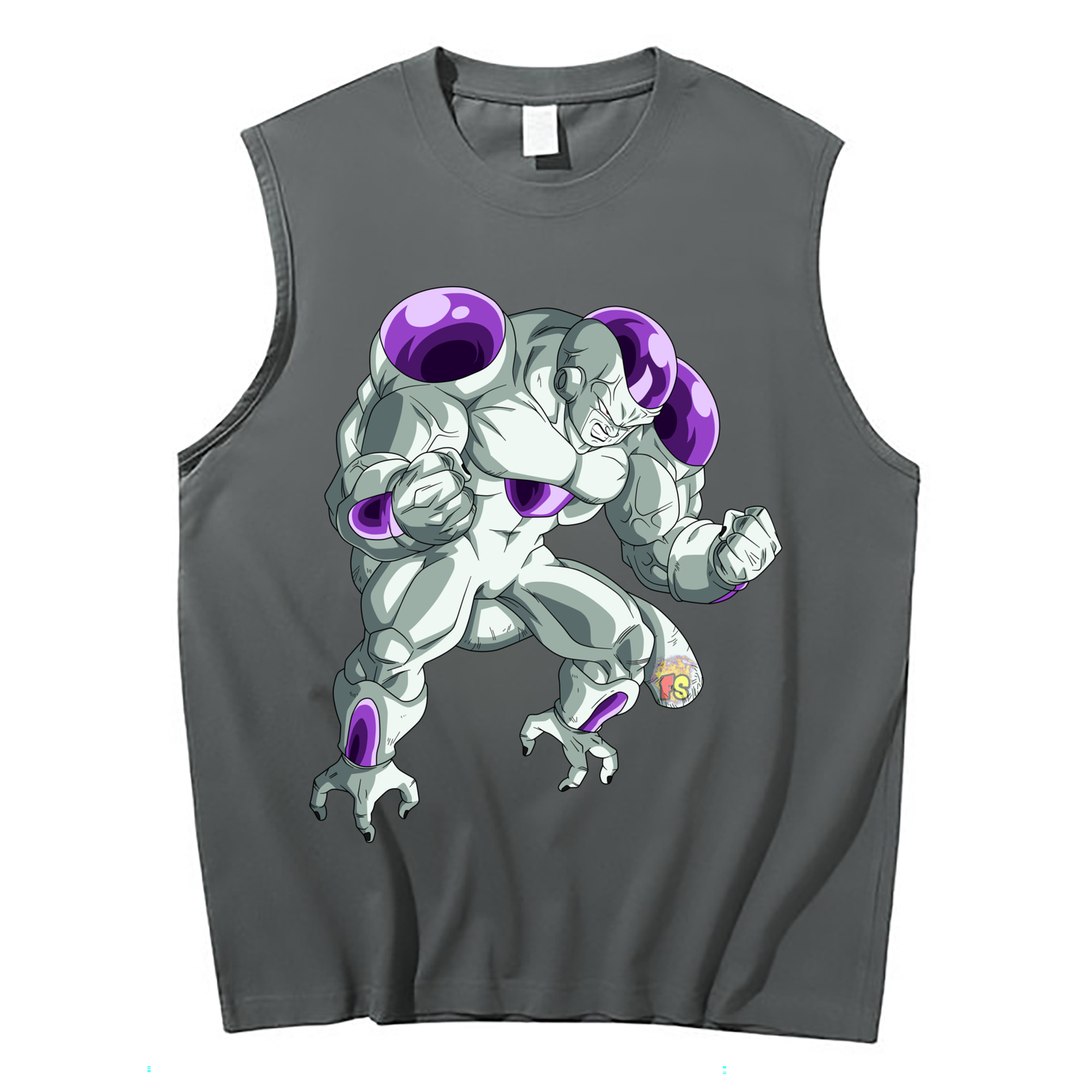 （画像用） ドラゴンボール フリーザ DRAGON BALL Frieza コットン100％タンクトップ（フロントプリント）